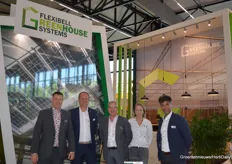 Joost Bogaard, Marco van ‘t Hart, Leo van der Ven, Farzad Pirmoradian and Mandy van der Ven (Flexibell Greenhouse Systems)
